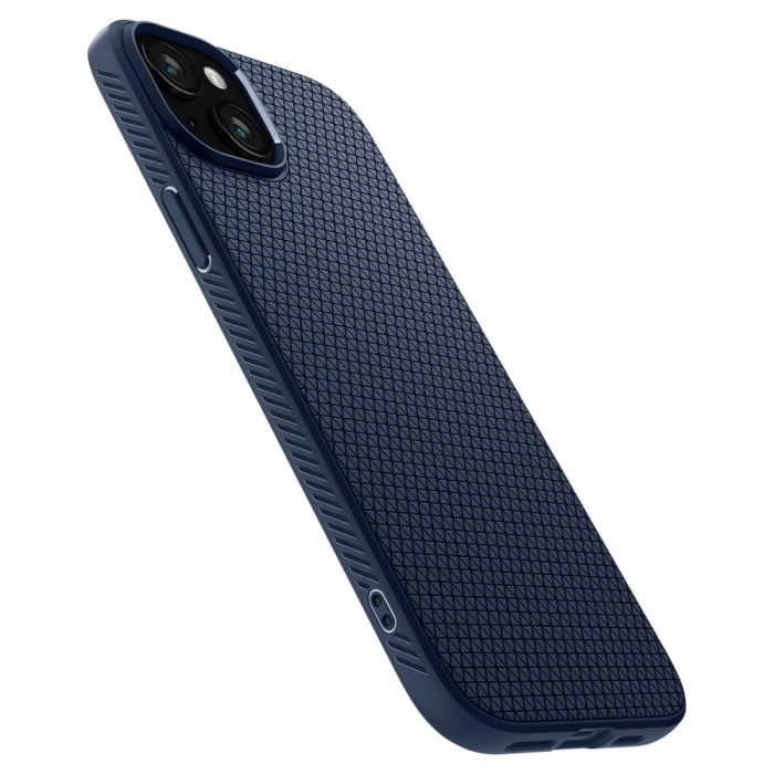 Spigen - Spigen iPhone 15 Plus Mobilskal Liquid Air - Marinblå