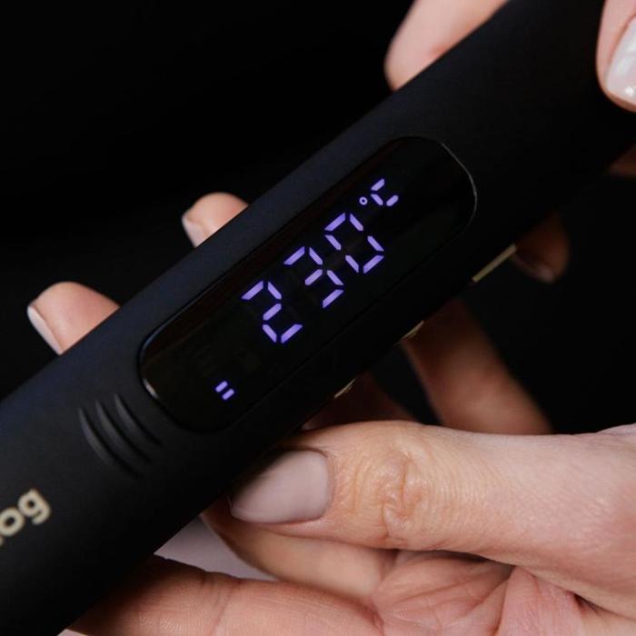 Huslog - Huslog Plattång med LED-display BE-380124 - Svart