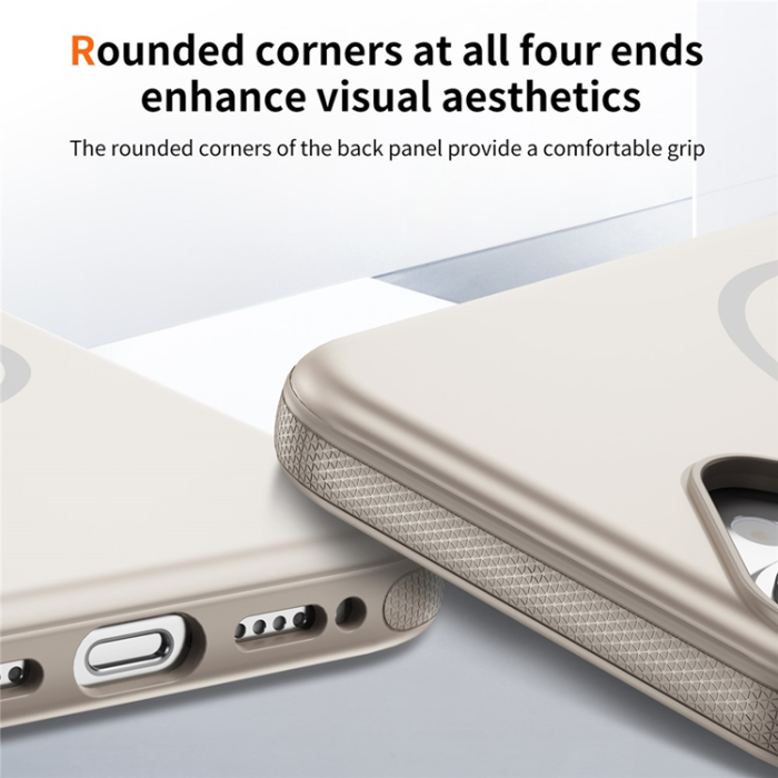 A-One Brand - iPhone 17 Mobilskal MagSafe PC + TPU Shockproof - Grå