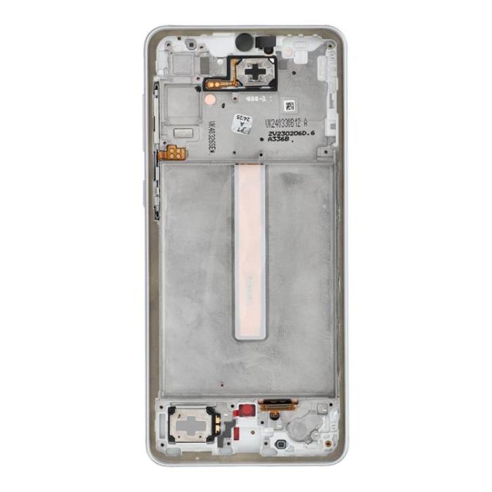 SpareParts - Galaxy A33 5G Skärm med LCD-display Service Pack - Vit