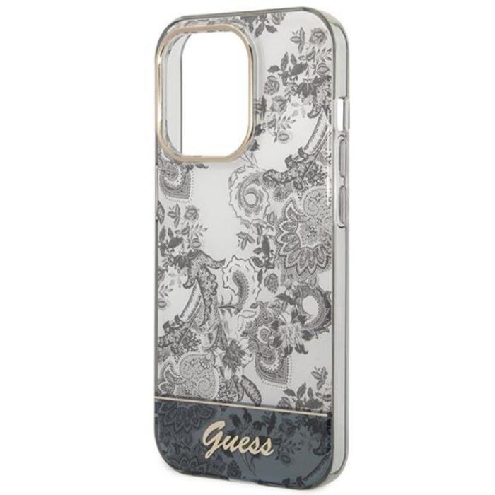 Guess - GUESS iPhone 14 Pro Max Skal Porcelain Collection - Grå