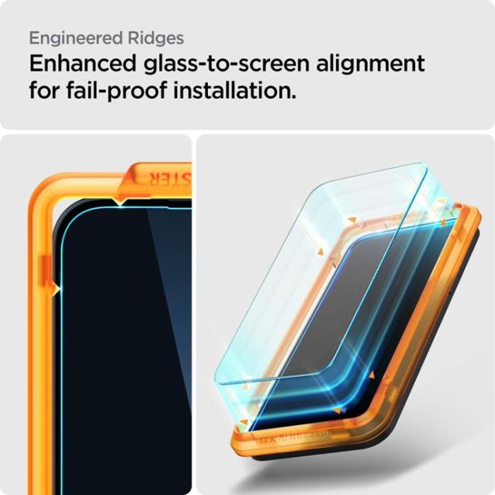UTGATT - [2-Pack] Spigen Nothing Phone 2A/2A Plus Härdat Glas Skärmskydd ALM Glas.Tr