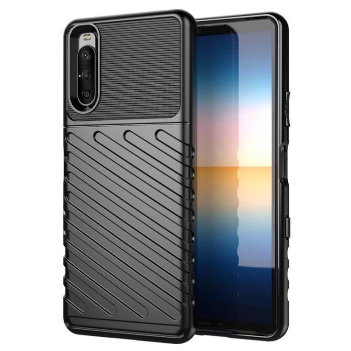 UTGATT1 - Thunder Flexible Skal Sony Xperia 10 III - Svart