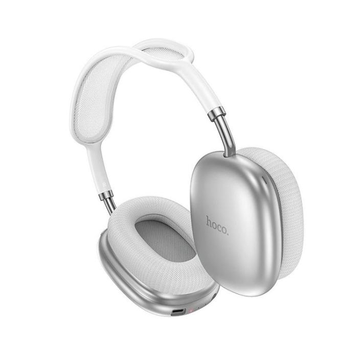 Hoco - Hoco Over-Ear Hörlurar Trådlösa Bluetooth ANC W55 Plus - Silver