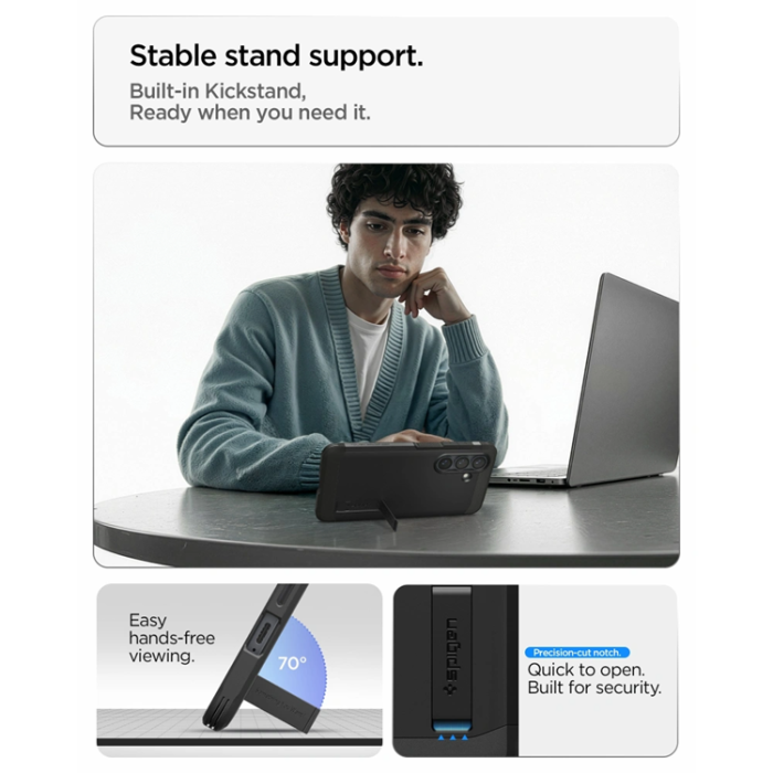 Spigen - Spigen Mobilskal För Galaxy S26 MagSafe Tough Armor - Svart