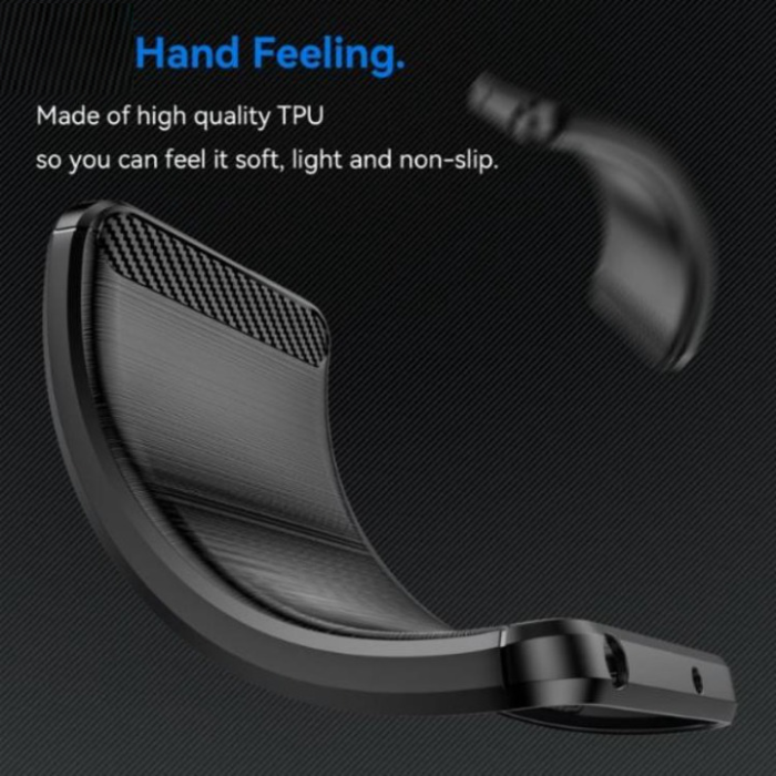 A-One Brand - OnePlus Nord CE 3 Lite Mobilskal Carbon Fiber - Svart