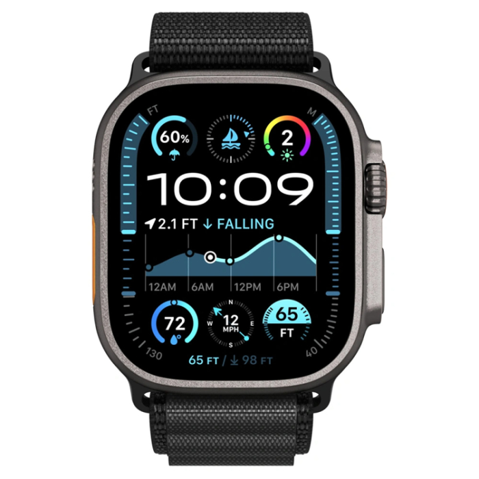 Spigen - Spigen Apple Watch (44/45/46/49mm) Armband WBF1 - Svart