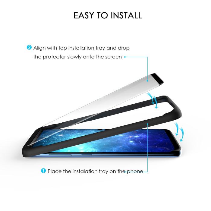 UTGATT5 - CoveredGear Edge to Edge härdat glas till Samsung Galaxy S8 - Svart