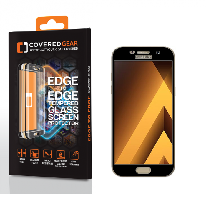 UTGATT5 - CoveredGear härdat glas till Samsung A5 (2017)