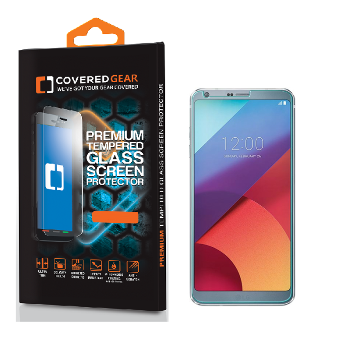 CoveredGear - CoveredGear härdat glas skärmskydd till LG G6