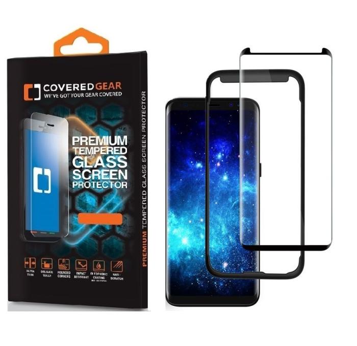 UTGATT5 - CoveredGear Edge to Edge härdat glas till Samsung Galaxy S8 - Svart