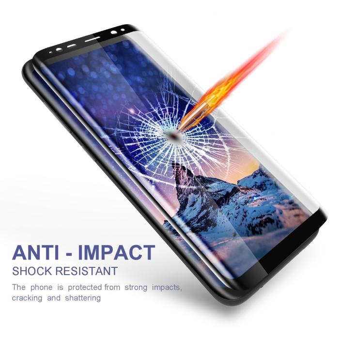 UTGATT5 - CoveredGear Edge to Edge härdat glas till Samsung Galaxy S8 - Svart