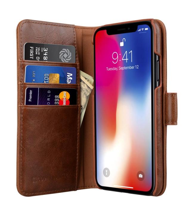 UTGATT - CoveredGear Signature Plånboksfodral till iPhone XS / X - Brun