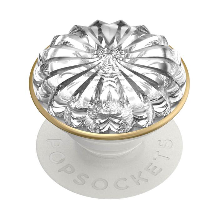 UTGATT1 - POPSOCKETS Deco Clear Avtagbart Grip med Ställfunktion LUXE