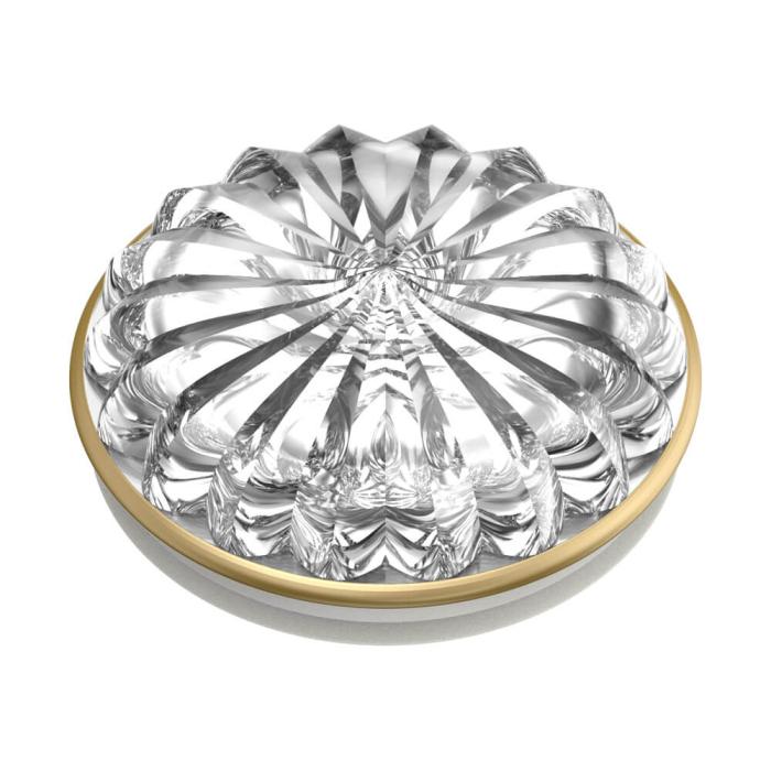 UTGATT1 - POPSOCKETS Deco Clear Avtagbart Grip med Ställfunktion LUXE