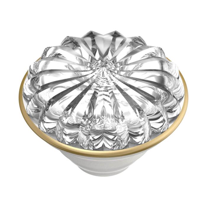 UTGATT1 - POPSOCKETS Deco Clear Avtagbart Grip med Ställfunktion LUXE