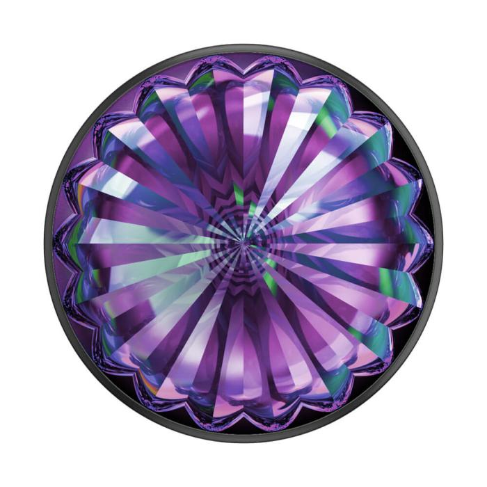 UTGATT1 - POPSOCKETS Deco Purple Rainbow Avtagbart Grip med Ställfunktion LUXE