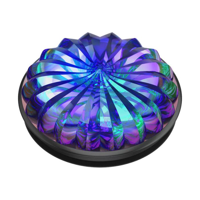 UTGATT1 - POPSOCKETS Deco Purple Rainbow Avtagbart Grip med Ställfunktion LUXE