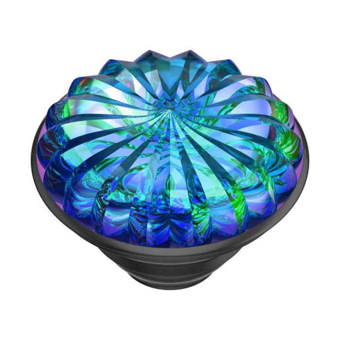 UTGATT1 - POPSOCKETS Deco Purple Rainbow Avtagbart Grip med Ställfunktion LUXE