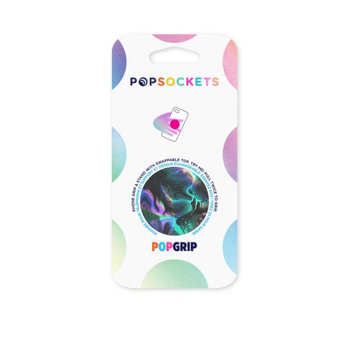 PopSockets - POPSOCKETS Oil Agate Avtagbart Grip med Ställfunktion