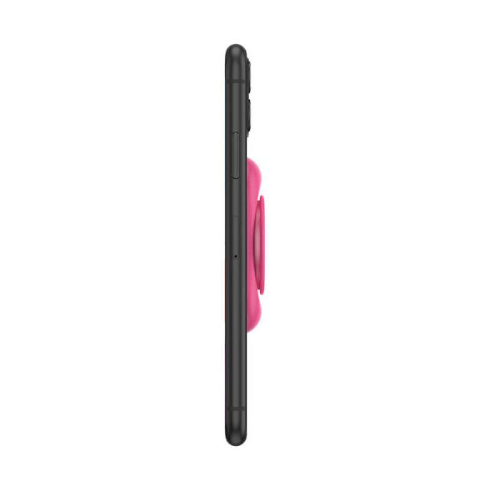 UTGATT - POPSOCKETS Pocketable Neon Pink Avtagbart Grip med Ställfunktion