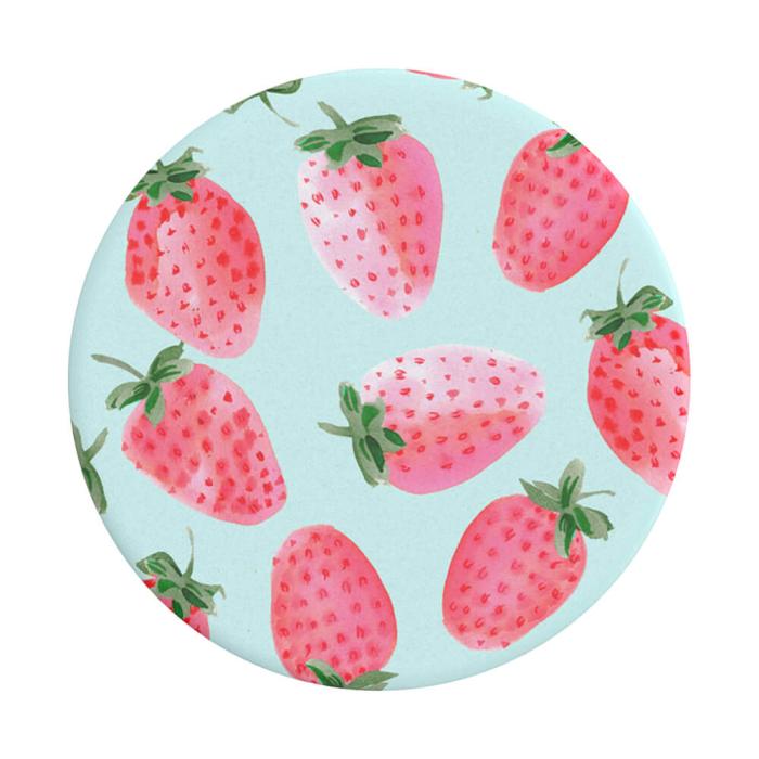 PopSockets - POPSOCKETS Strawberry Rain Avtagbart Grip med Ställfunktion