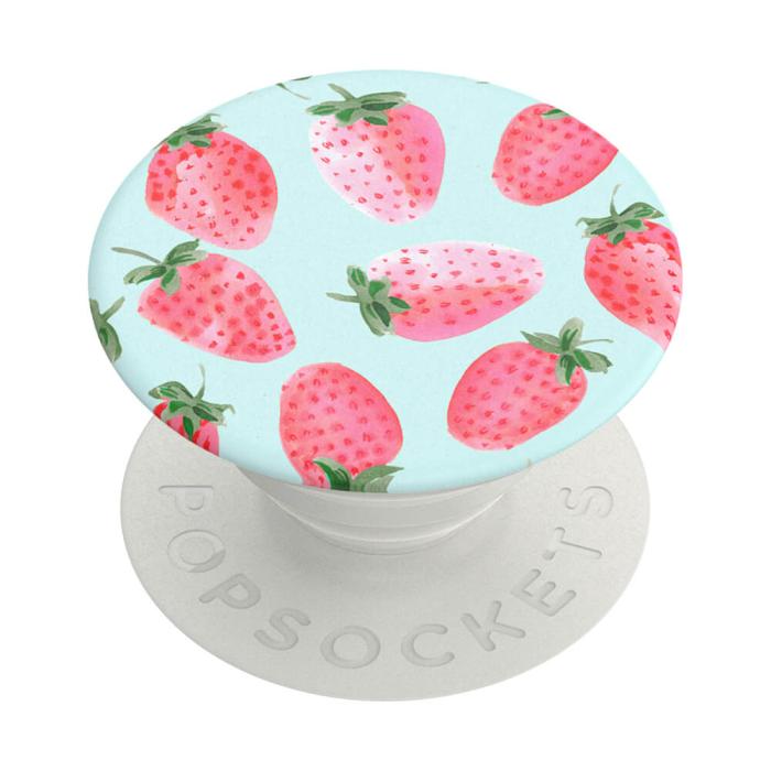 PopSockets - POPSOCKETS Strawberry Rain Avtagbart Grip med Ställfunktion