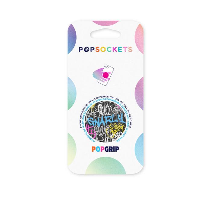 UTGATT1 - POPSOCKETS Tags on Tags Avtagbart Grip med Ställfunktion