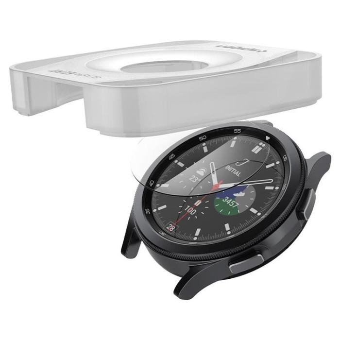 UTGATT1 - Spigen 2-Pack Härdat Glas Galaxy Watch 4 Classic 42mm - Transparent