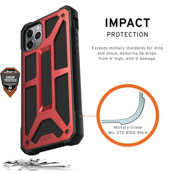 UTGATT4 - UAG Monarch skal till iPhone 11 Pro Max - Röd