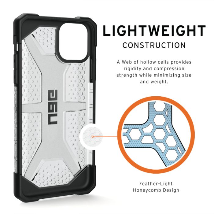 UAG - UAG Plasma skal till iPhone 11 Pro Max - Ice