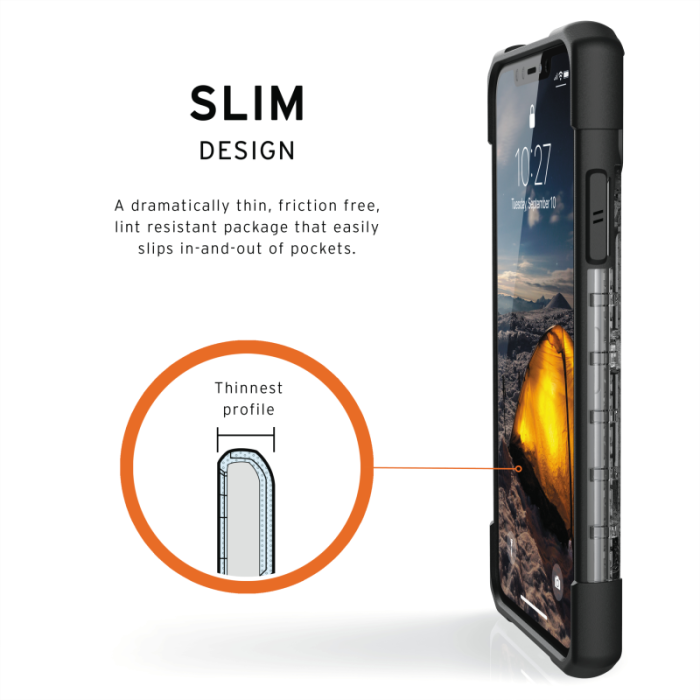 UAG - UAG Plasma skal till iPhone 11 Pro Max - Ice