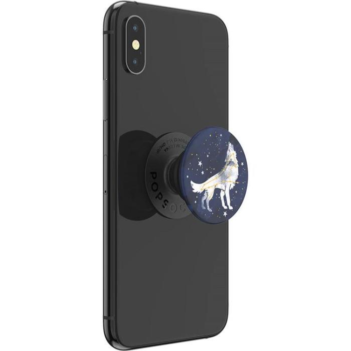 PopSockets - POPSOCKETS Sirius Wolf Avtagbart Grip med Ställfunktion