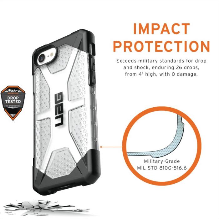 UTGATT5 - UAG Plasma Cover iPhone SE2/8/7/6 - Ice