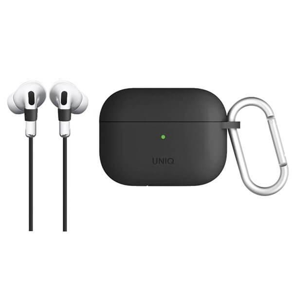 UNIQ Vencer Silikon Airpods Pro skal träkol Grå | 2353 | AlltMobil
