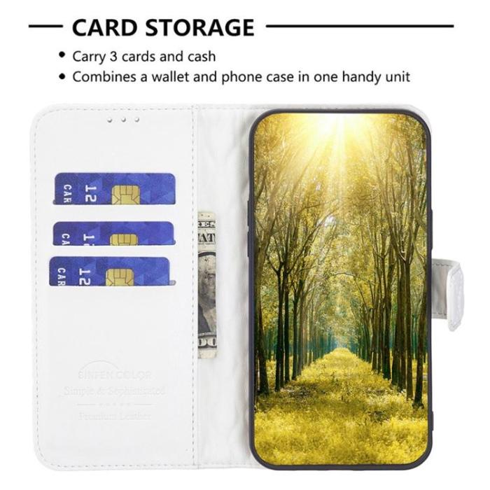 A-One Brand - Nothing Phone 1 Plånboksfodral BINFEN Color Flip - Vit
