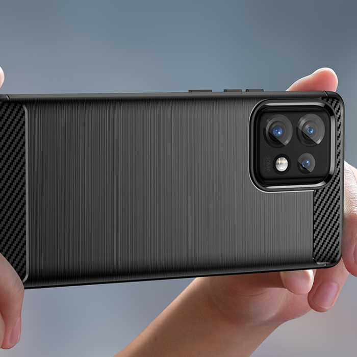 OEM - Motorola Edge Plus (2023)/Moto X40/X40 Pro Mobilskal Carbon