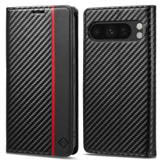 LC.imeeke - Lc.imeeke Google Pixel 10 Pro XL Plånboksfodral Carbon Fiber