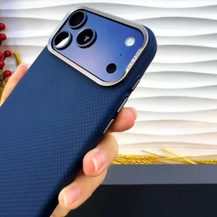 SULADA - SULADA Mobilskal till iPhone 17 Pro Grid TextuRöd