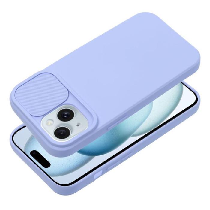 OEM - iPhone 15 Mobilskal Slide - Lavender