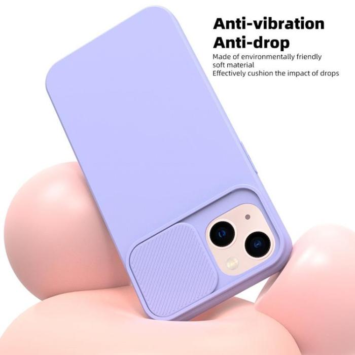 OEM - iPhone 15 Mobilskal Slide - Lavender