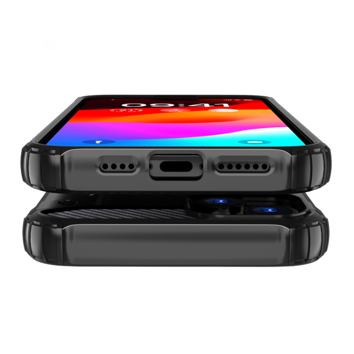 OEM - iPhone 15 Mobilskal Hybrid Armor - Blå