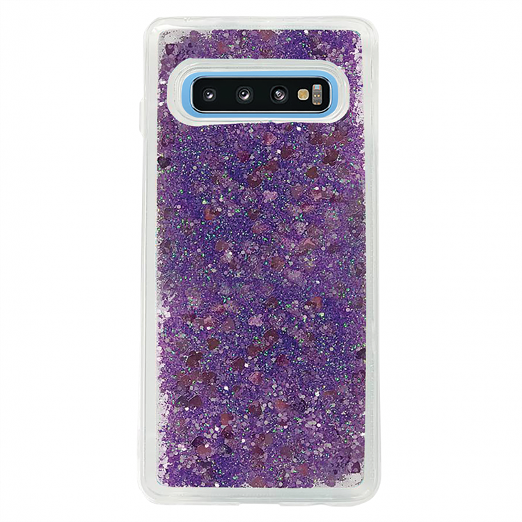 Glitter Skal till Samsung Galaxy S10 Plus - Lila | 2353 | AlltMobil