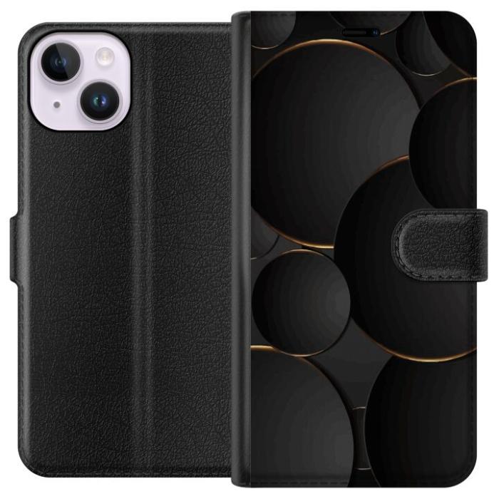 iSecrets - Plånboksfodral till Apple iPhone 14 med Lyxig Cirklar