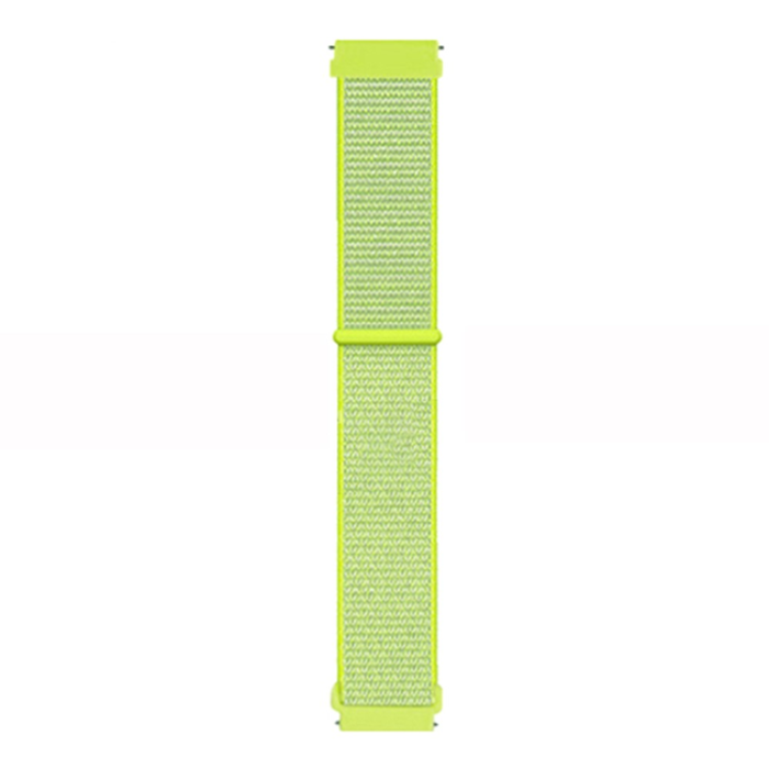 KALEBOL - Kalebol Galaxy Watch 6/6 Classic Armband Nylon Loop - Ljus Gul