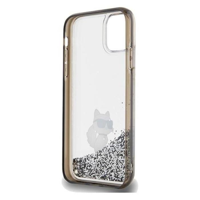 KARL LAGERFELD - KARL LAGERFELD iPhone 11/XR Mobilskal Liquid Glitter Choupette