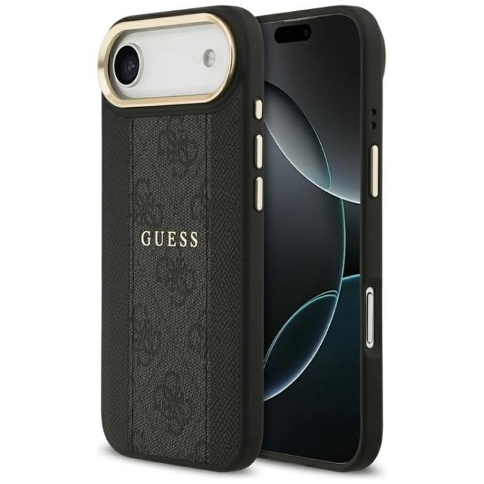 Guess - Guess iPhone Air Mobilskal MagSafe 4G Stripe - Svart
