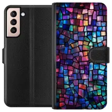 Gustaf - Pl&aring;nboksfodral till Samsung Galaxy S21 med Disco