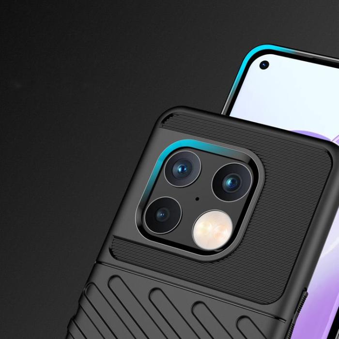 OEM - Thunder Flexible Armored Skal OnePlus 10 Pro - Svart
