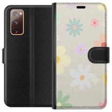 iSecrets - Plånboksfodral till Samsung Galaxy S20 FE med fejdande blommor